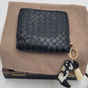 Woven Bottega Venetta Wallet with dust bag